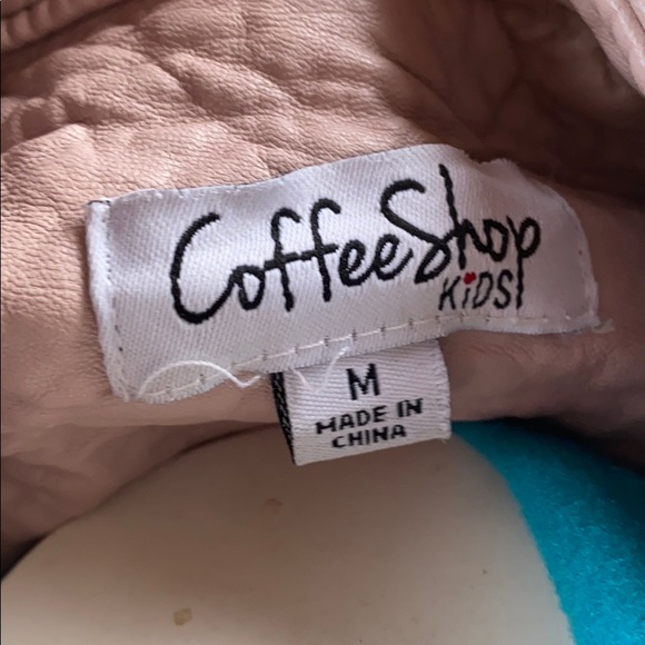 Kids Pink Moto Jacket - Picture 2 of 3